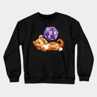 Kitten RPG D20 Crewneck Sweatshirt